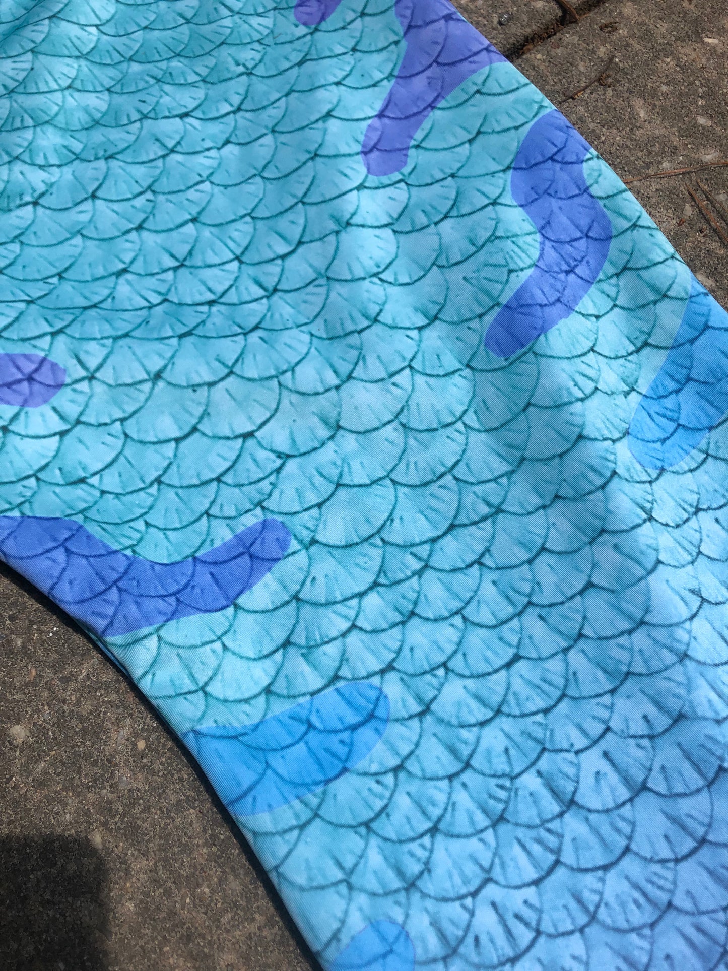Ready to ship fabric mermaid tail