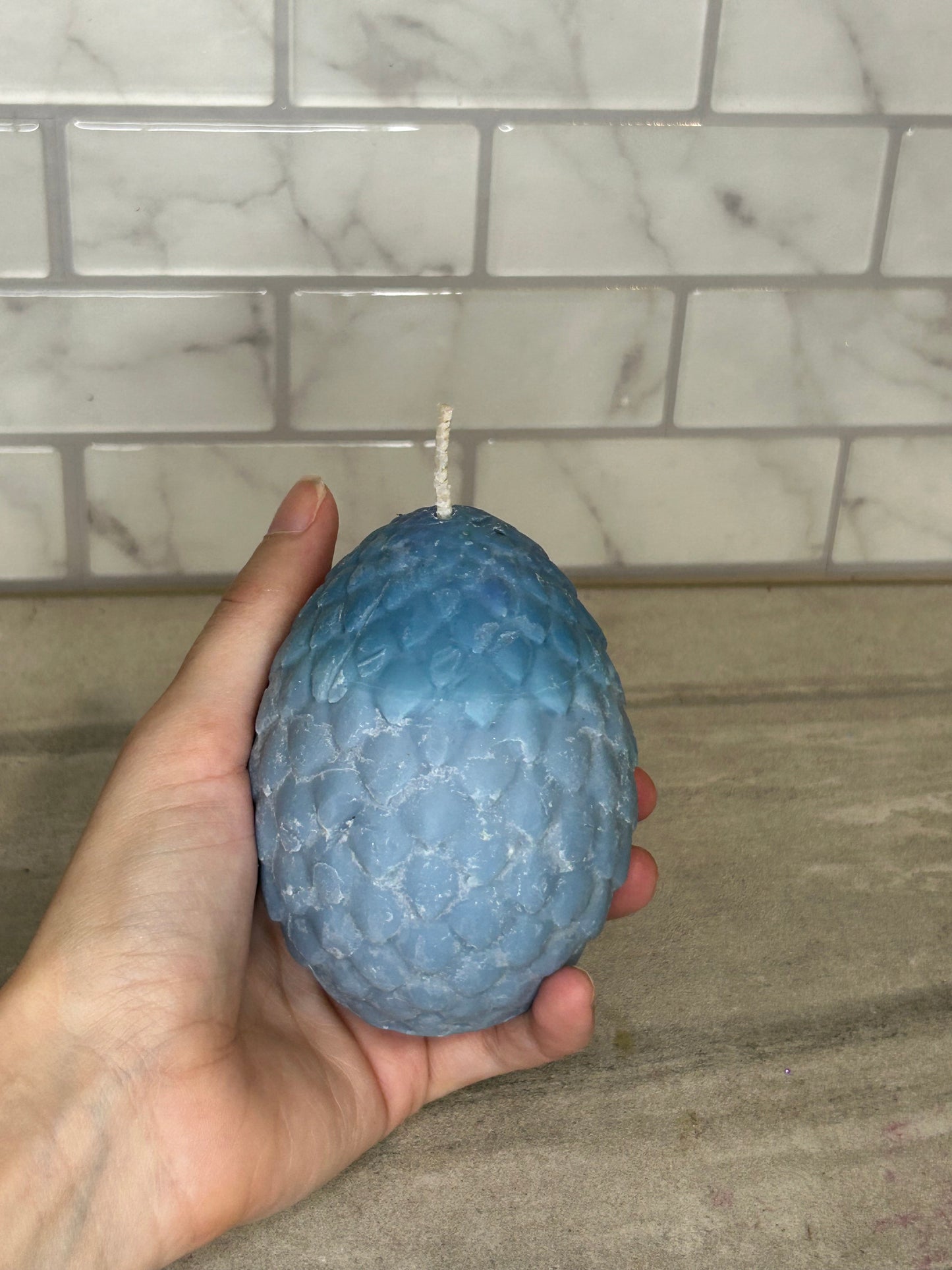 Mermaid Egg candle