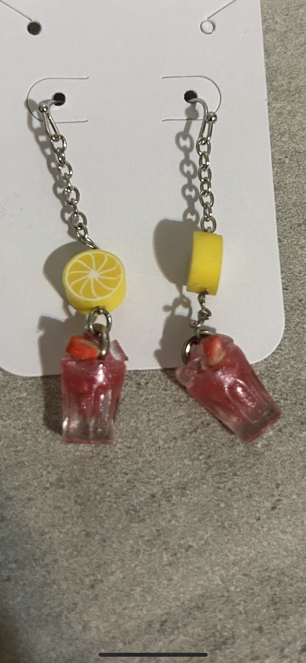 Mini Fruity Drink Earrings