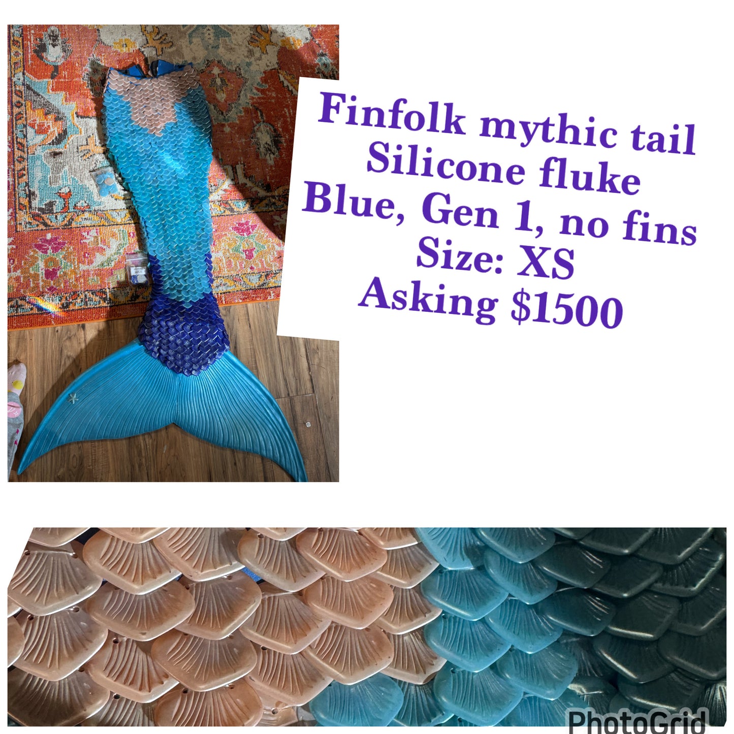 Finfolk mythic tail - secondhand sale