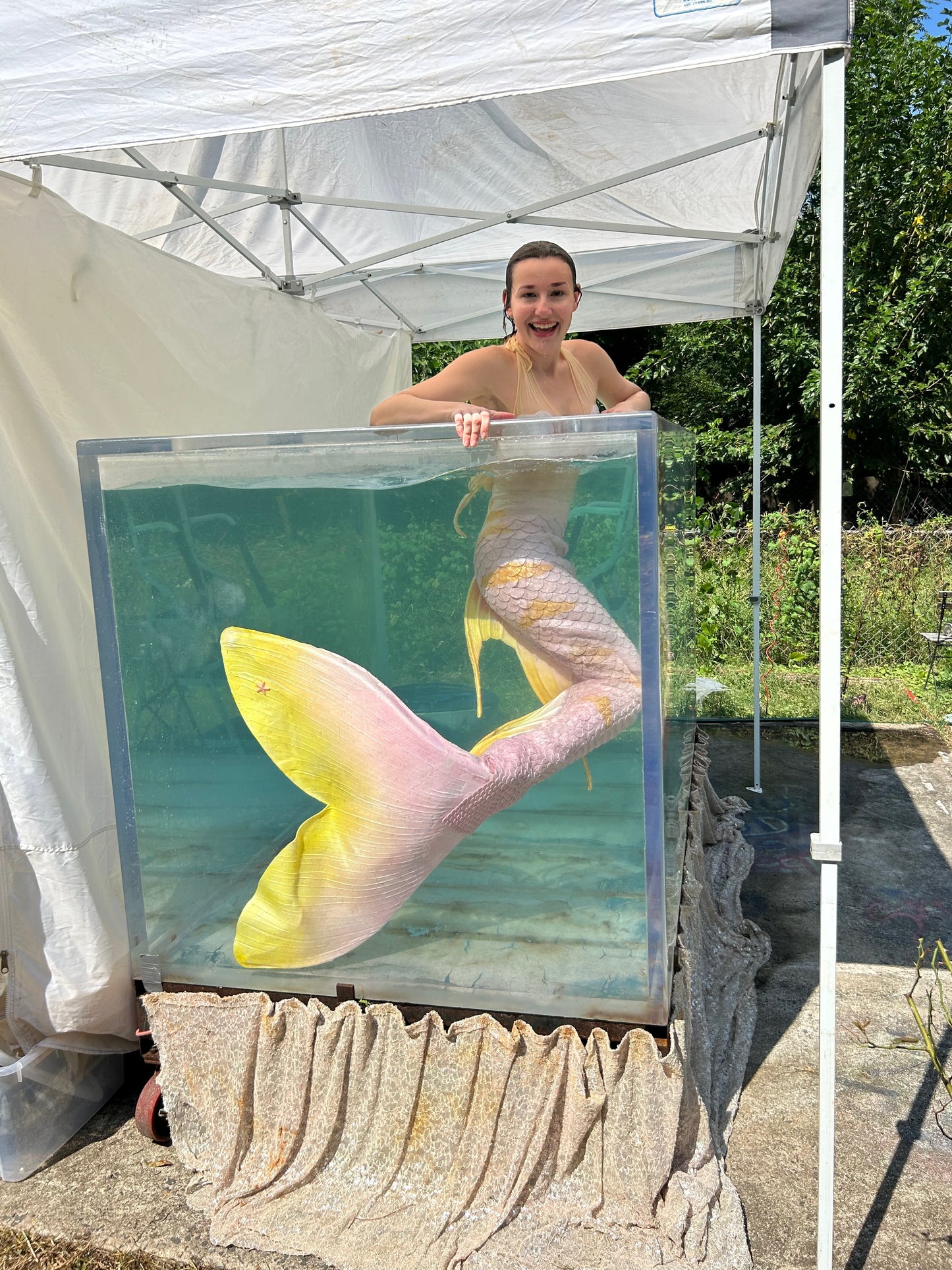 Silicone Mermaid Tail - premade - ready to ship