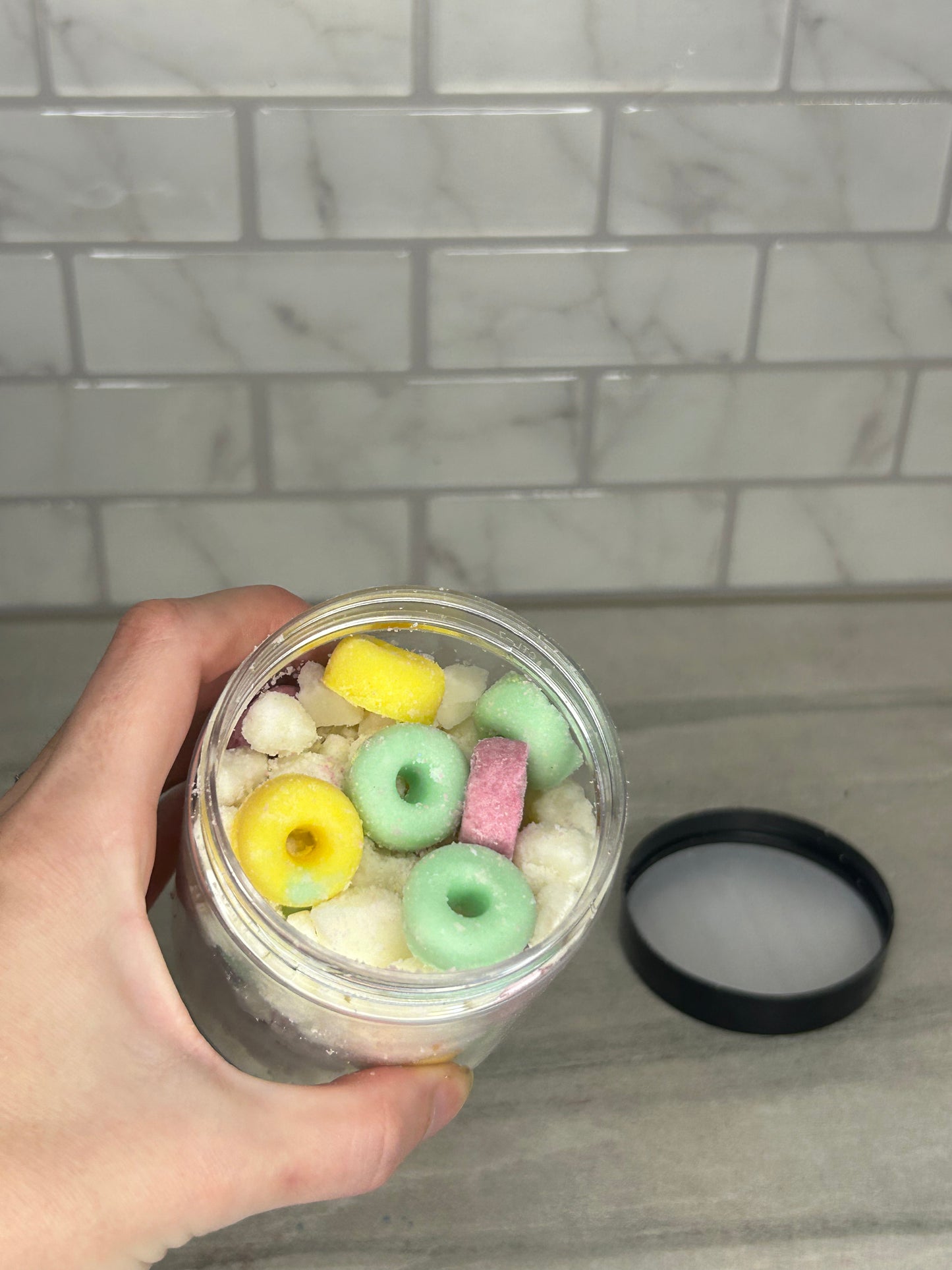 Bath Bomb crumble - fruity cereal - handmade