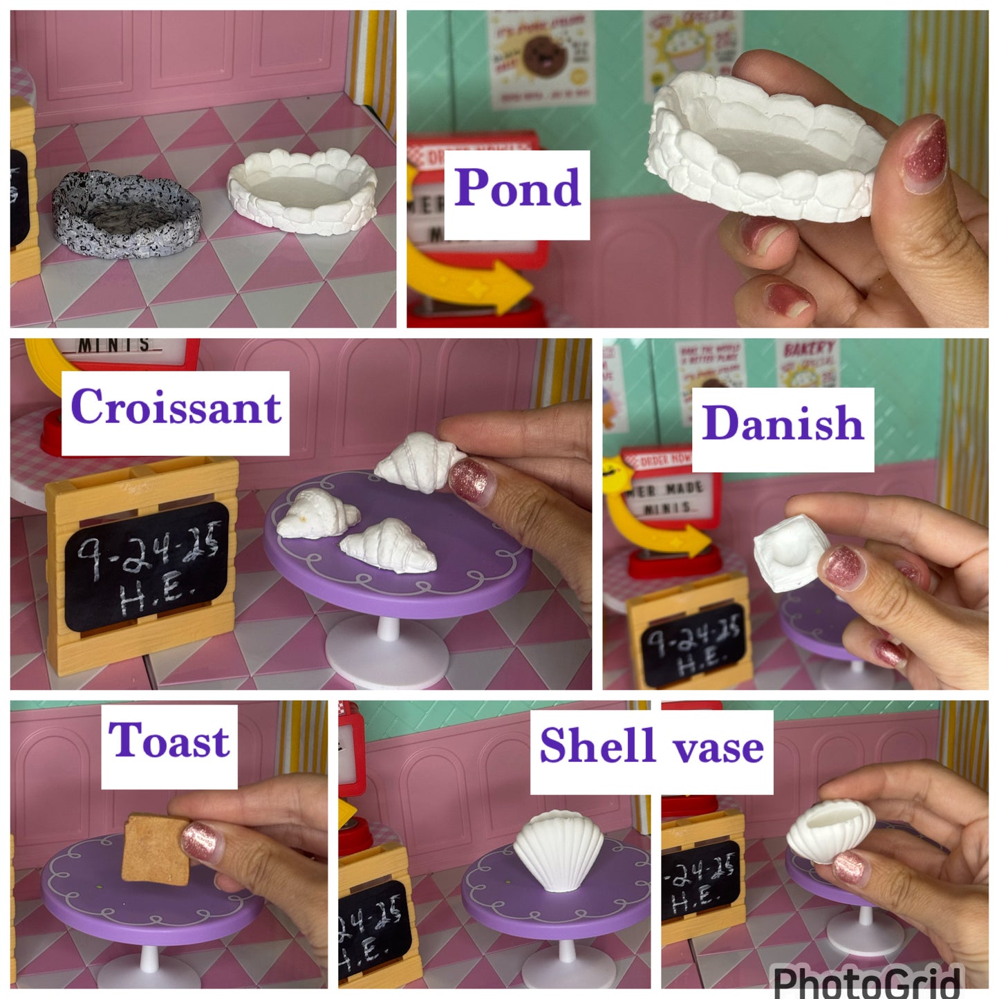 Minis made from eco-resin ceramic resin