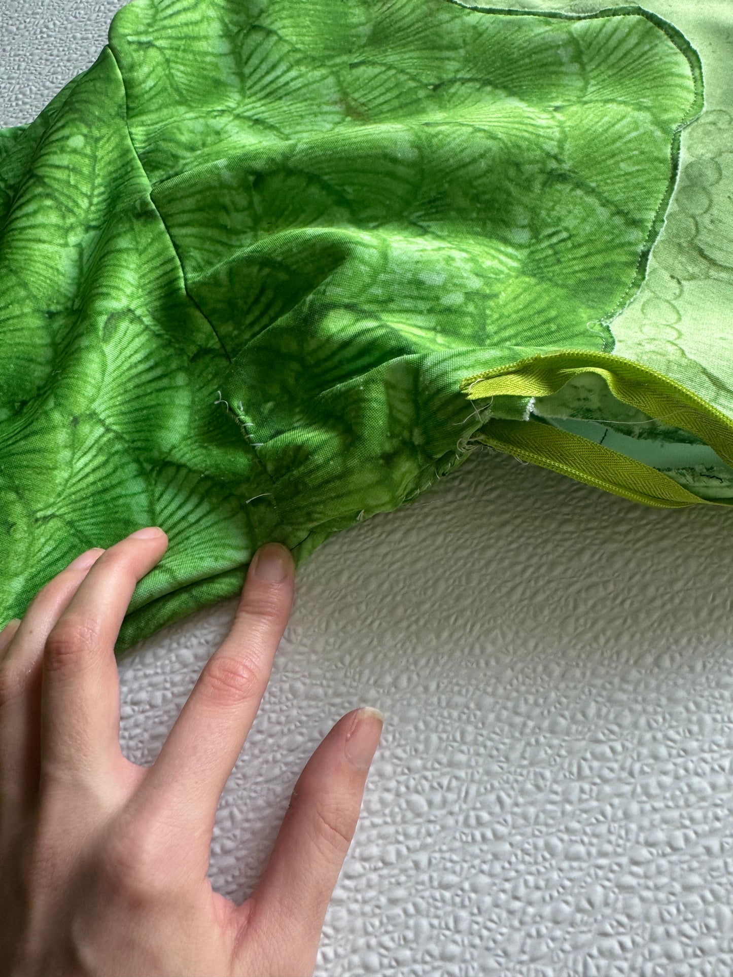Ready to ship fabric mermaid tail - green