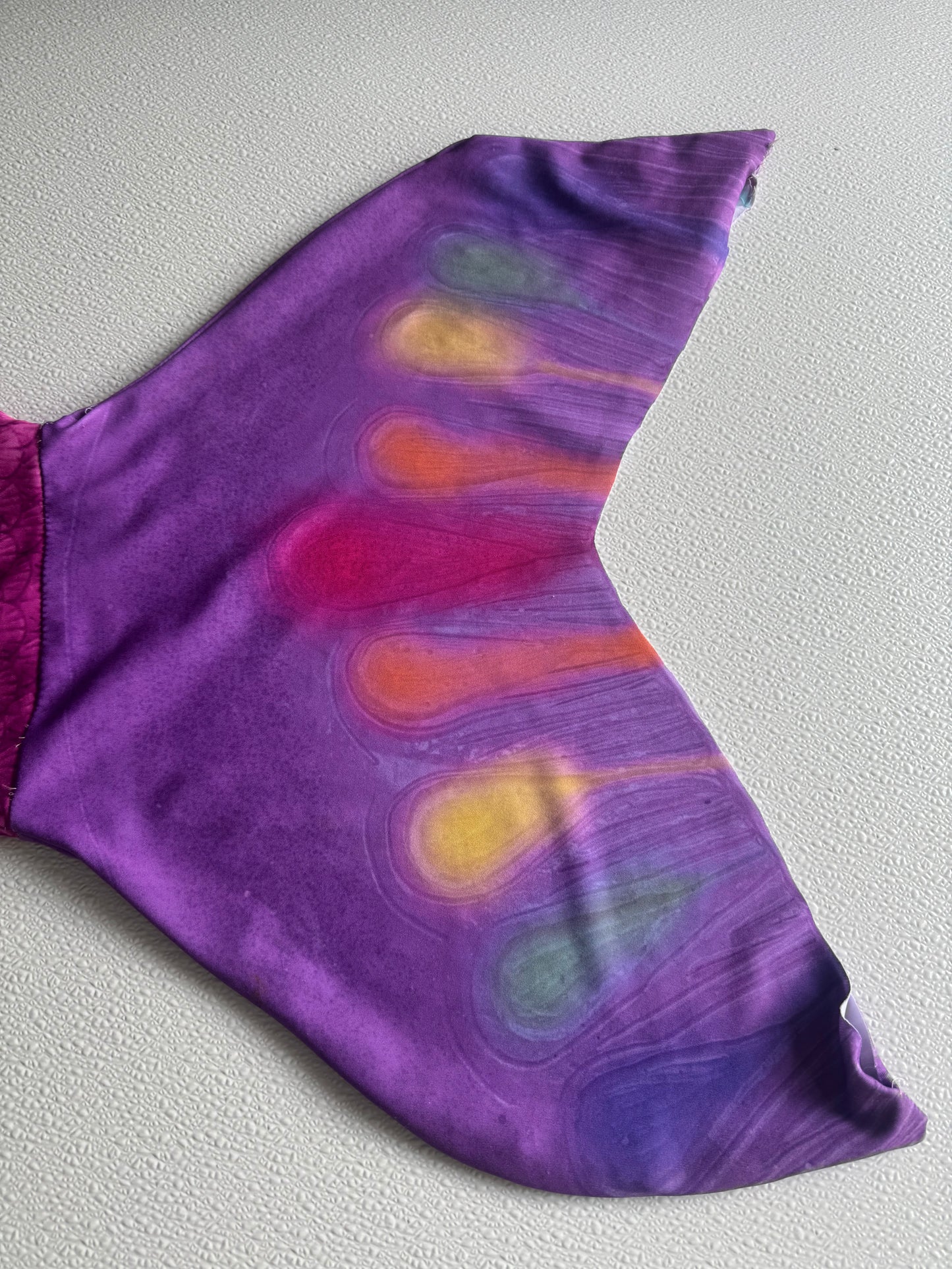 Ready to ship fabric mermaid tail - rainbow