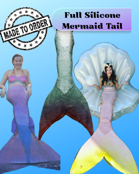 Custom Full Silicone Mermaid Tail - Made to order