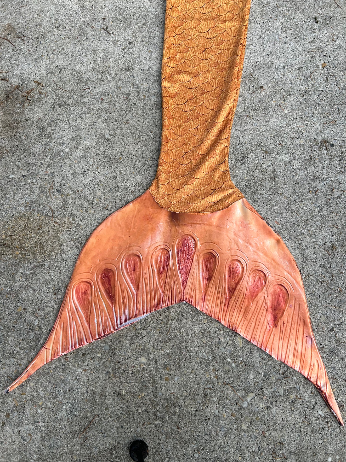 Fabric Mermaid Tail custom printed