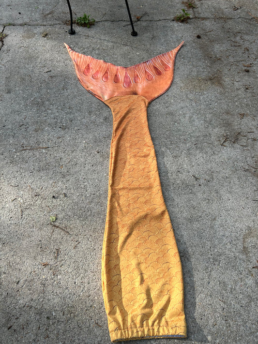 Fabric Mermaid Tail custom printed