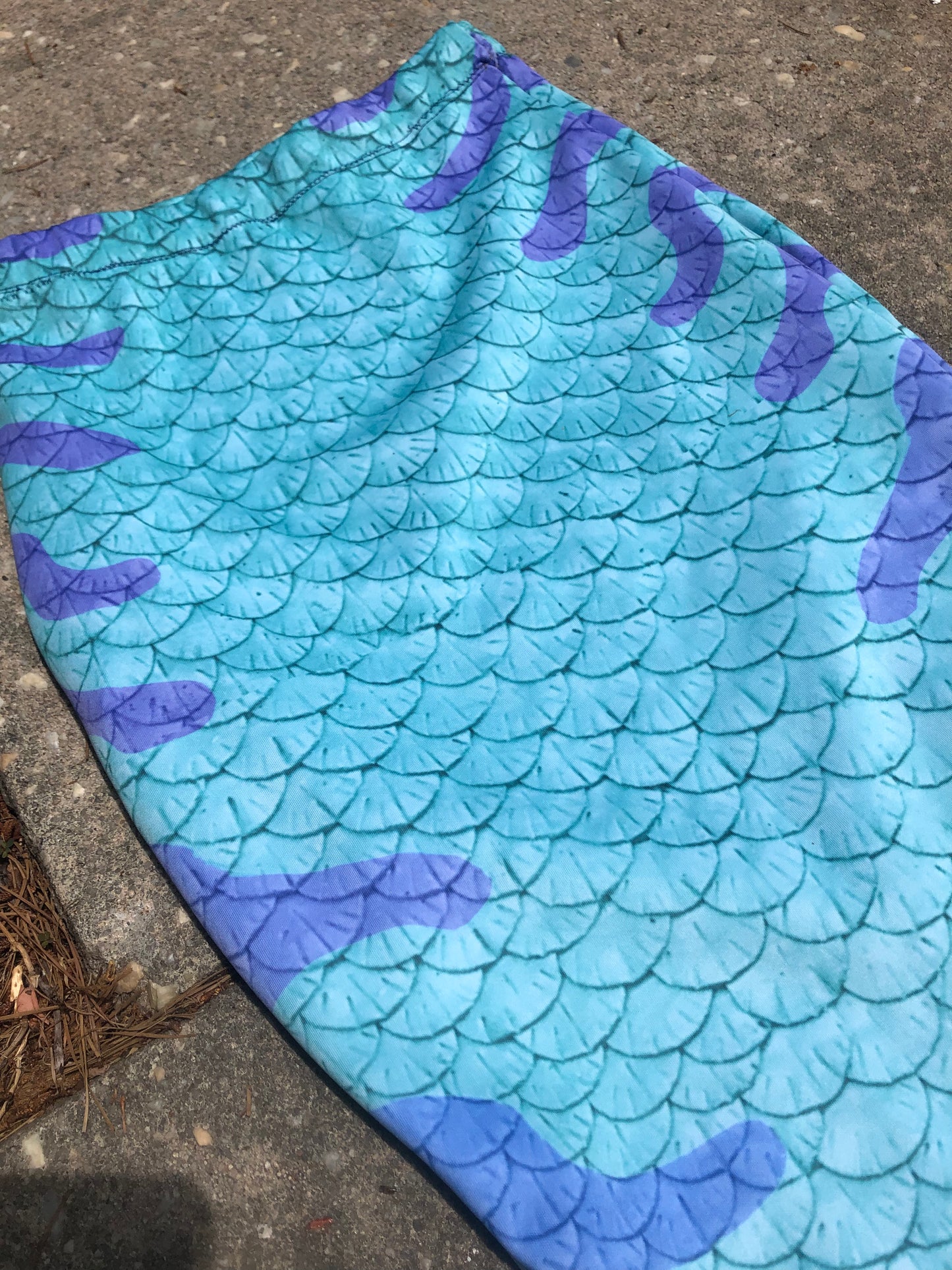 Fabric Mermaid Tail - Kids -Custom Made