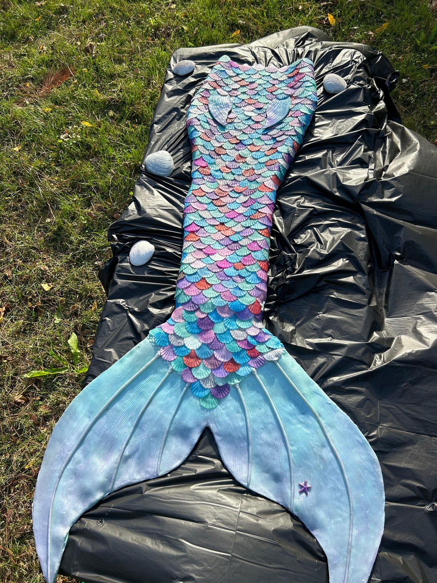 Custom Individually Scaled Silicone Mermaid Tail