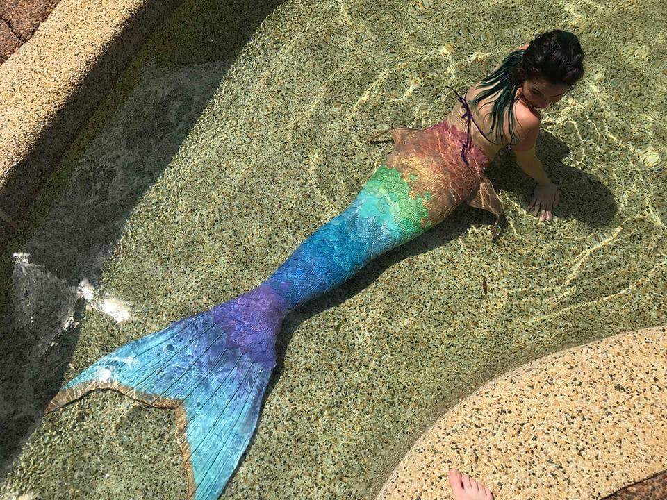 Custom Individually Scaled Silicone Mermaid Tail