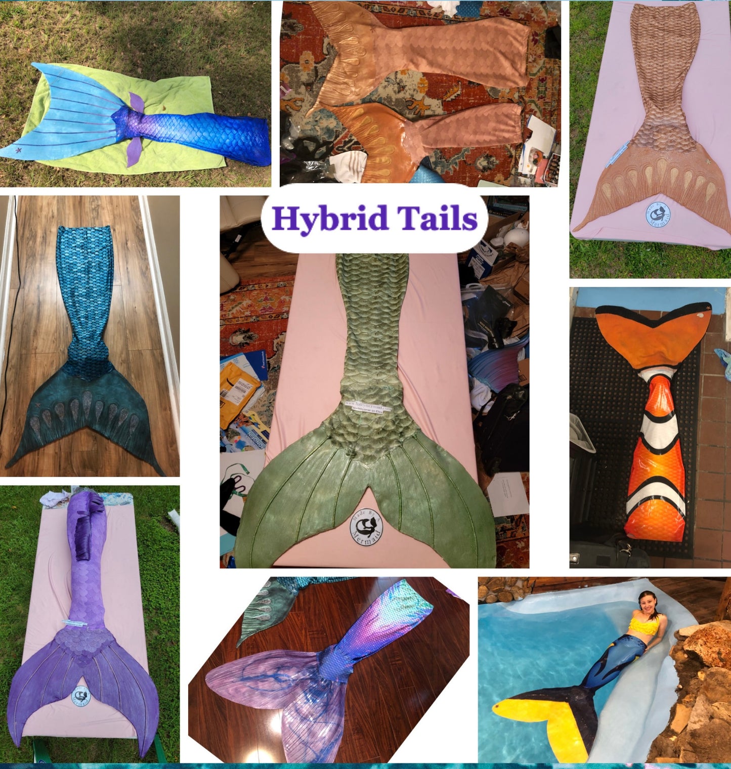 Hybrid Mermaid Tail Custom Made