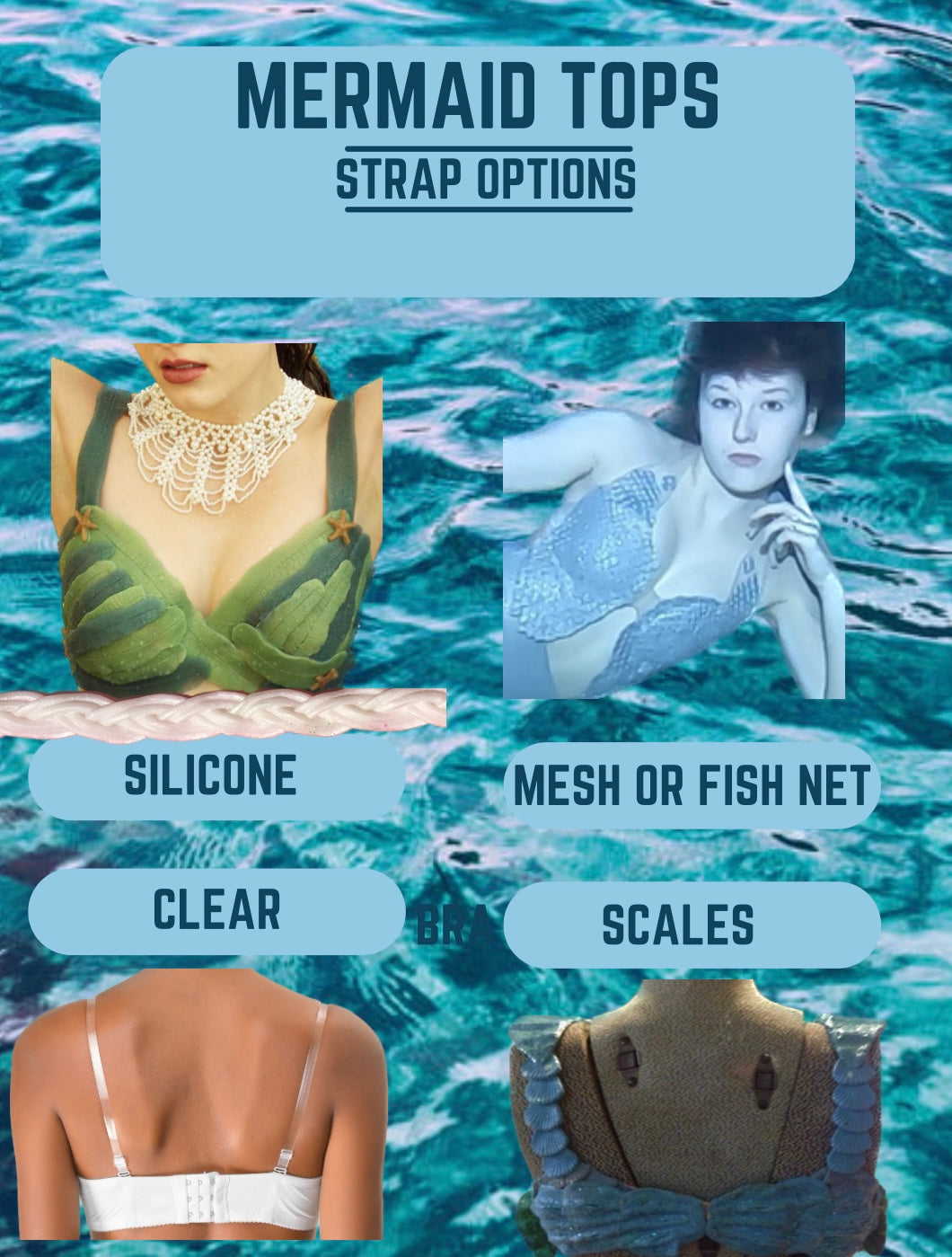 Custom Silicone Mermaid Top – Haley Mermaid LLC